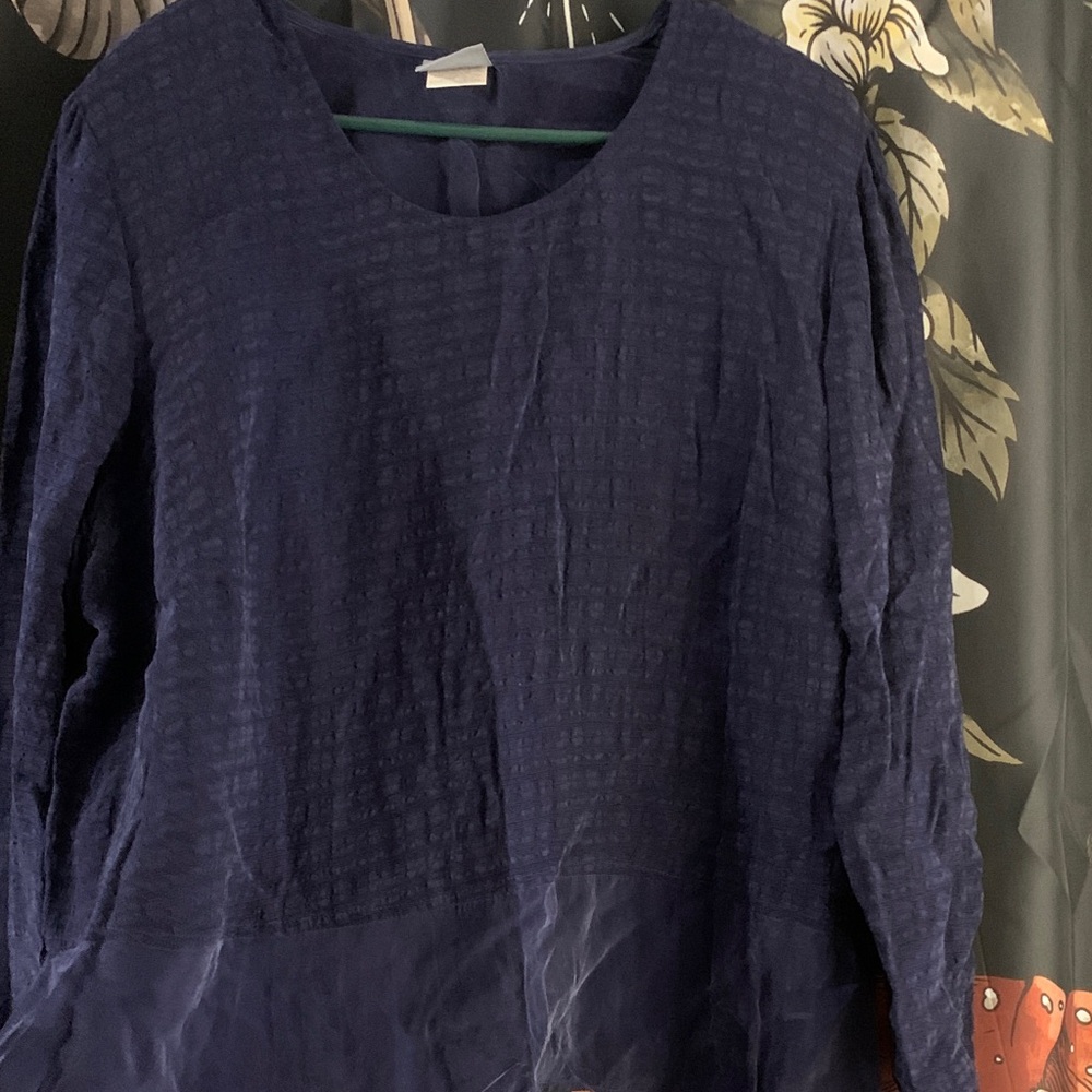 2-piece Rabbit Rabbit Rabbit Deep Blue Boho Dress w/ long sleeve top - Picture 4 of 4